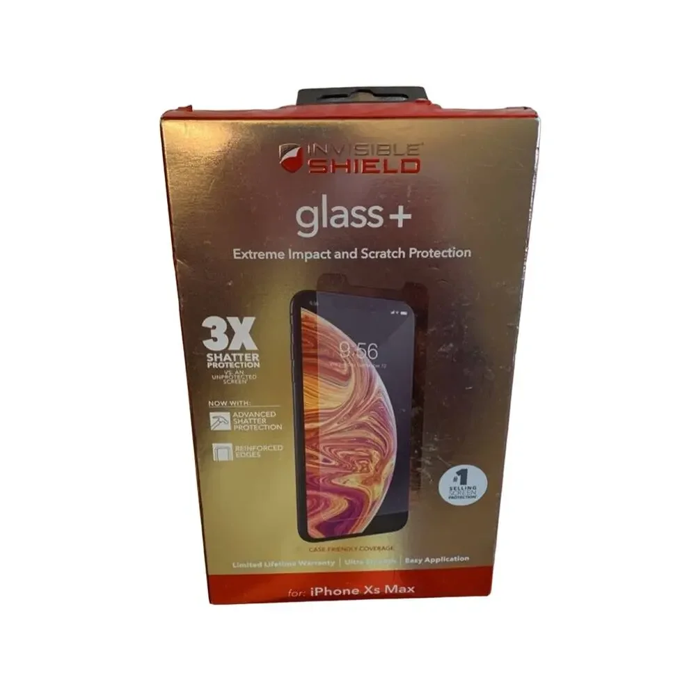 Invisible Shield Glass+ Extreme Impact Screen Protector For iPhone Xs Max New
